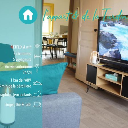 L'Appart & De La Turdine A L'Arbresle Entree Autonome Eveux Bagian luar foto